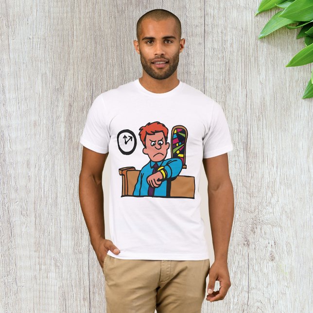 Tarde Para A Camisa T Do Church Mens (Criador carregado)