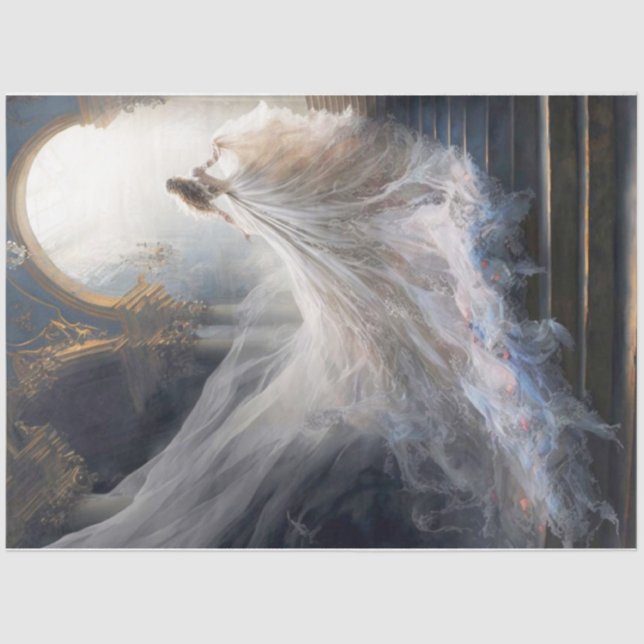 Tarde para o Papel Tecido da Bola (Frente )