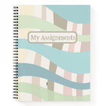 Tarefa de Linhas Onduladas Pastel Espessas 