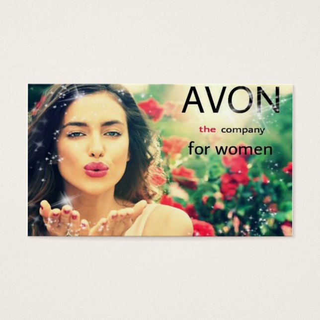 Tarjeta de visita, AVON. (Frente)