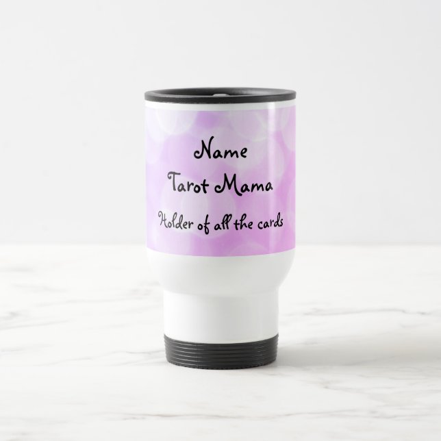 Tarot Mama design Caneca de viagem (Centro)