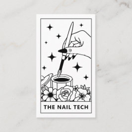 Tarot Nail Technician Nail Art Cartão de visita
