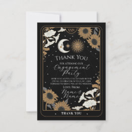 Tarot Sun Moon Obrigado Cartão De Casamento De Noi
