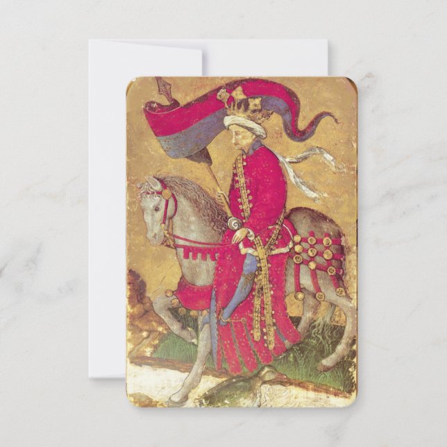 Tarots Anticos/Cartões de Tribunal Alemão/Rei dos  (Frente)