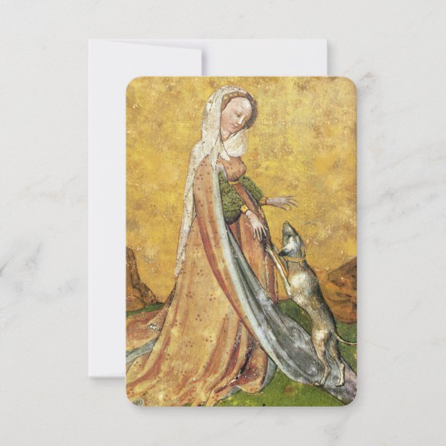 Tarots Anticos/Cartões de Tribunal Alemão/ Senhora (Frente)