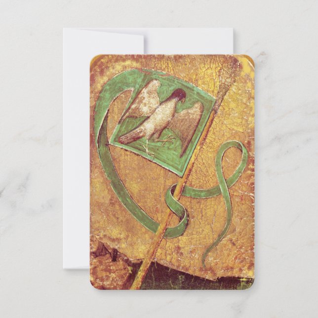 Tarots Anticos/Cartões do Tribunal Alemão,Bandeira (Frente)