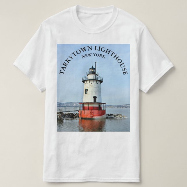 Tarrytown Lighthouse, New York T-Shirt (Frente do Design)