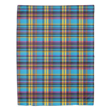 Tartan Amarelo Azul