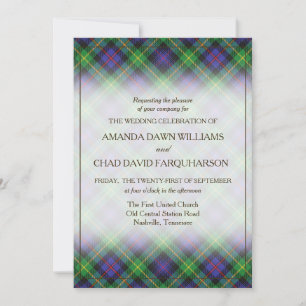 Tartan Beauty Clan Farquharson Xadrez escocesa