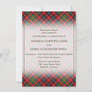 Tartan Beauty Clan Innes Xadrez Escocesa