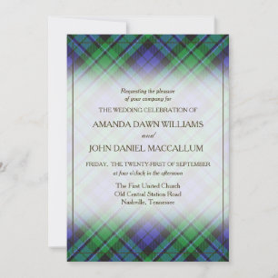 Tartan Beauty Clan MacCallum Xadrez escocesa