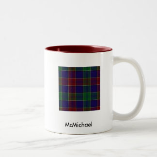 Tartan de McMichael & caneca da crista