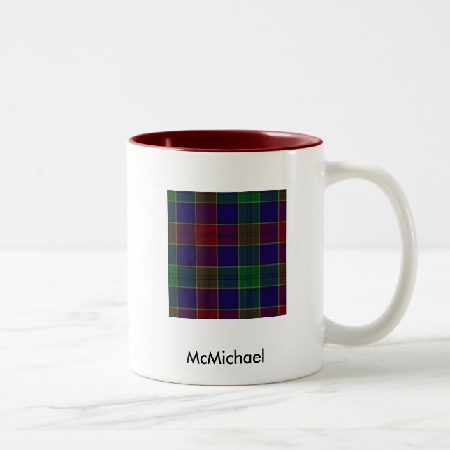 Tartan de McMichael & caneca da crista (Direita)