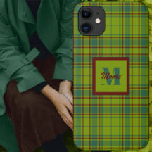 Tartan - Duas Capas de telefone Vermelhas Verde e