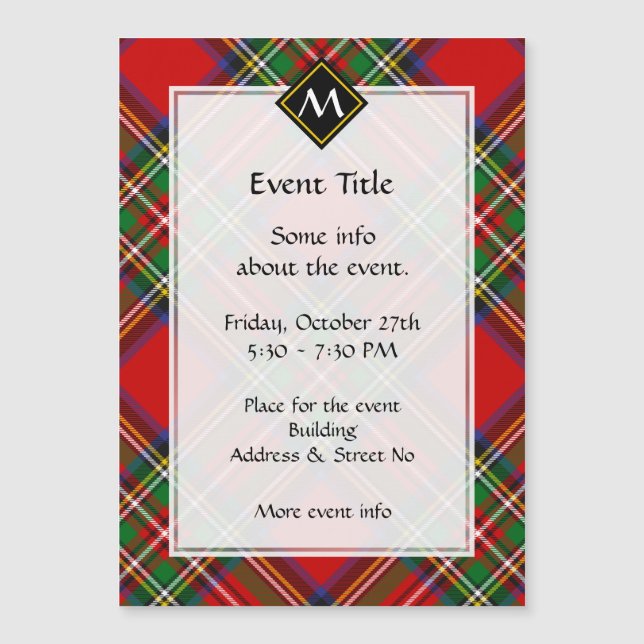 Tartan Royal Stewart (Frente)