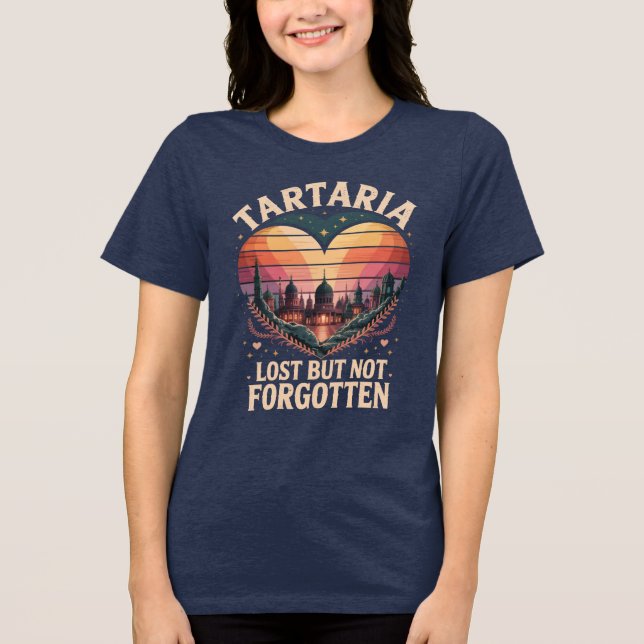 tartária perdida mas não esquecida camiseta (Frente)