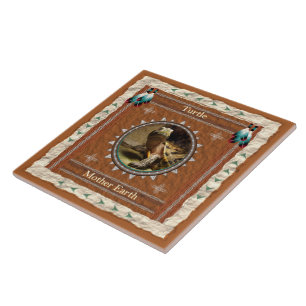 Tartaruga - azulejo da terra de mãe