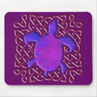 Tartaruga celta do nó Mousepad (roxo)