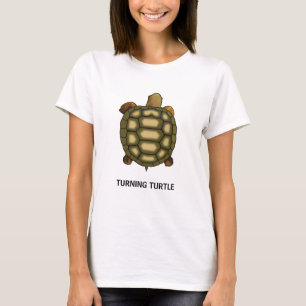 Tartaruga com T-Shirt de texto de tartaruga editáv