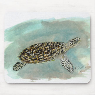 Tartaruga de mar Mousepad de Hawksbill