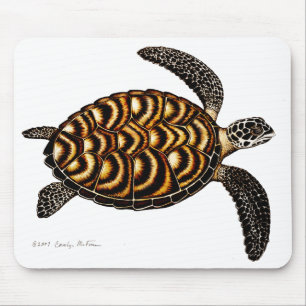 Tartaruga de mar Mousepad de Hawksbill