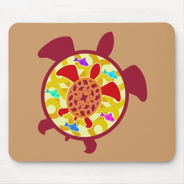 Tartaruga dentro da tartaruga Mousepad (Frente)