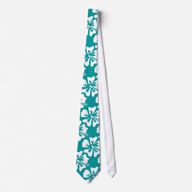 Tartaruga e gravata de casamento de flor tropical  (Frente)