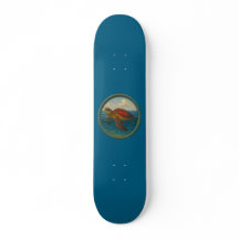 Tartaruga Marinha Skate Azul Oceano