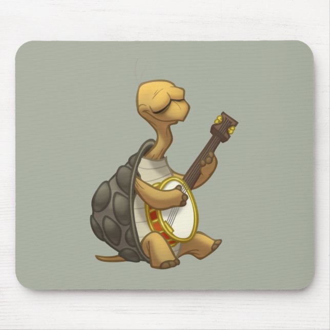 Tartaruga Mousepad do Banjo-Strummin' (Frente)