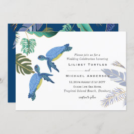 Tartarugas do Mar Casadas Amarelo Azul