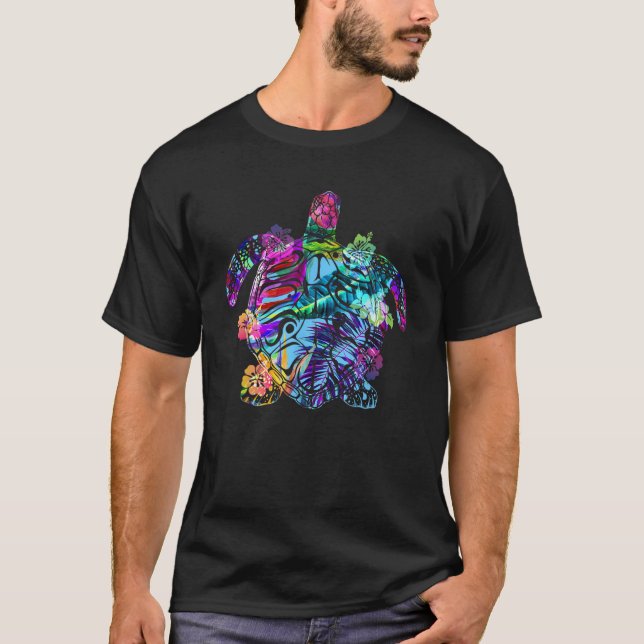 Tartarugas do Mar T Camisa Engraçada Presente Tart (Frente)