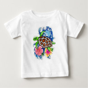 Tartarugas do mar tropical T-shirt Toddler