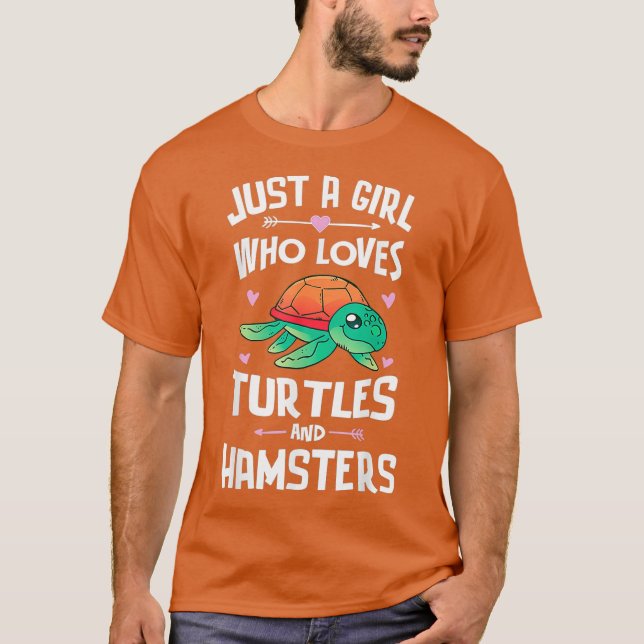Tartarugas E Hamsters Camisas Bonitas Mulheres (Frente)