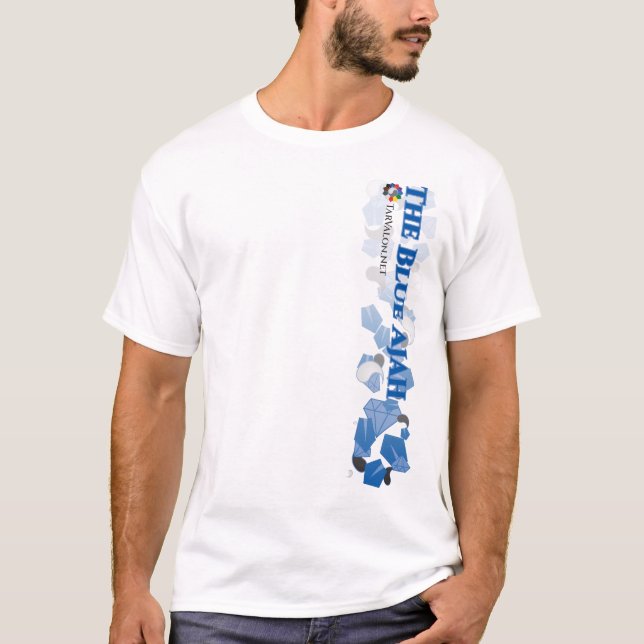 TarValon.Net Blue Scattered Pennants T-shirt (Frente)