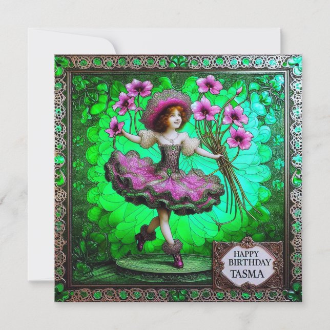 ~ TASMA ~ Parabéns ~ Flower Girl ~ (Frente)