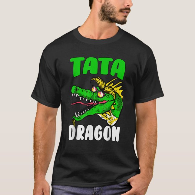 Tata Dragão Passa o Dia T Camisa do Pai (Frente)
