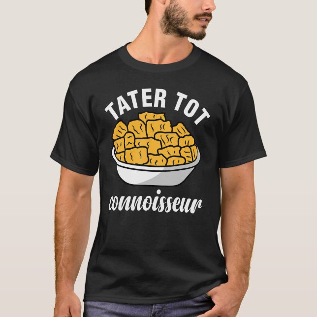 Tater Toer Connoisseur Funny Kids Camisa Para (Frente)