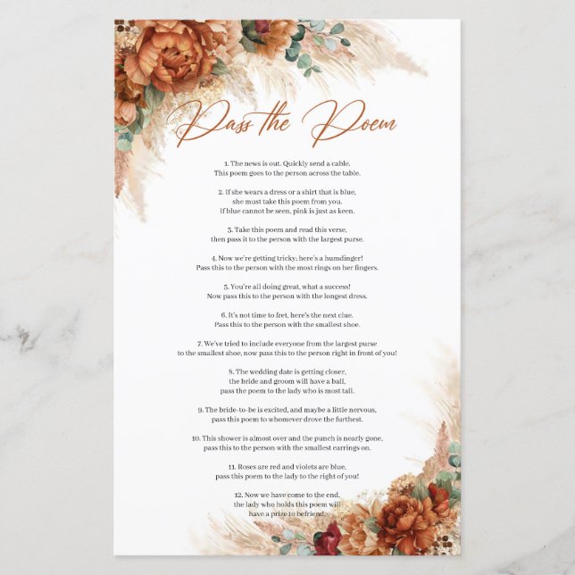 Tatotta Tropical queimou laranja Passando O Poema (Frente)