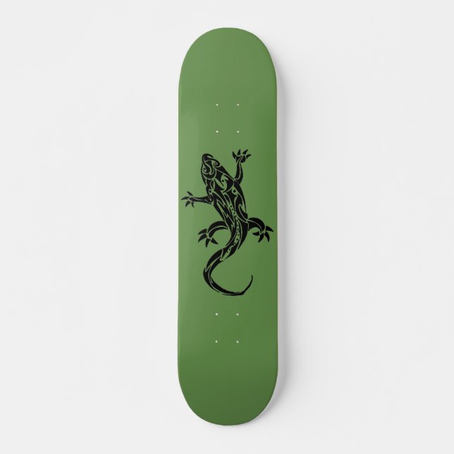 Tattoo Gecko - skate verde (Frente)