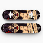 Tattoo Girl Skateboard | Quadro de skate para rapa<br><div class="desc">Tattoo Girl Skateboard | Tattoo Girl Skateboard Deck - Este skate espacial personalizado é um excelente presente para qualquer pessoa apaixonada pelas estrelas.</div>