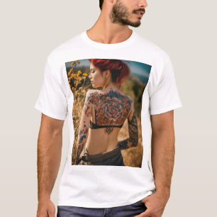 Tatuadas & Camiseta de Vibrações da Terra"
