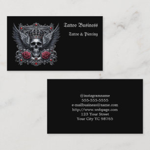 Tatuador salon Cartão de visita