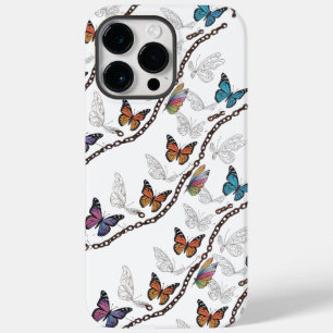 Tatuagem Art Butterfly Chain - iPhone