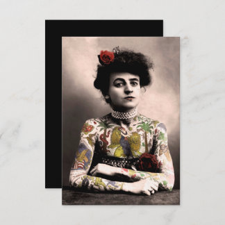 Tatuagem Artista Vintage Fotografia Convite
