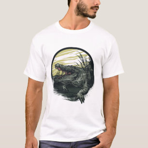 Tatuagem crocodilo T-Shirt