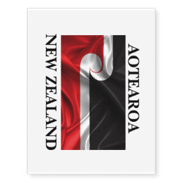 tatuagem da bandeira de Nova Zelândia do aotearoa