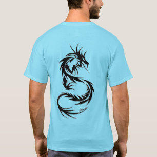 Tatuagem do Dragão Trending Style T-Shirt
