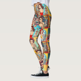 Tatuagem Pinup Girls Leggings - Legal