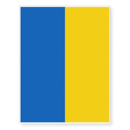 Tatuagens temporárias patrióticas Bandeira da Ucrâ