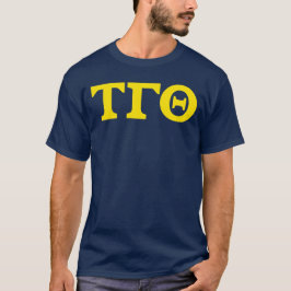 Tau Gamma Theta Letters T-Shirt - Marinho